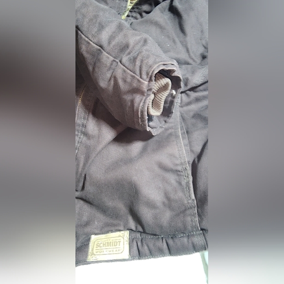 SMITHS EUC WOMEN'S SZ LARGE  14/16 DUCK CANVAS ZIPUP HOODED JACKET COAT - Picture 8 of 10